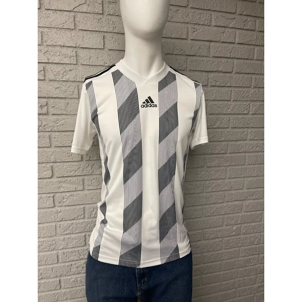 Adidas Men Black / White Soccer Jersey Size S